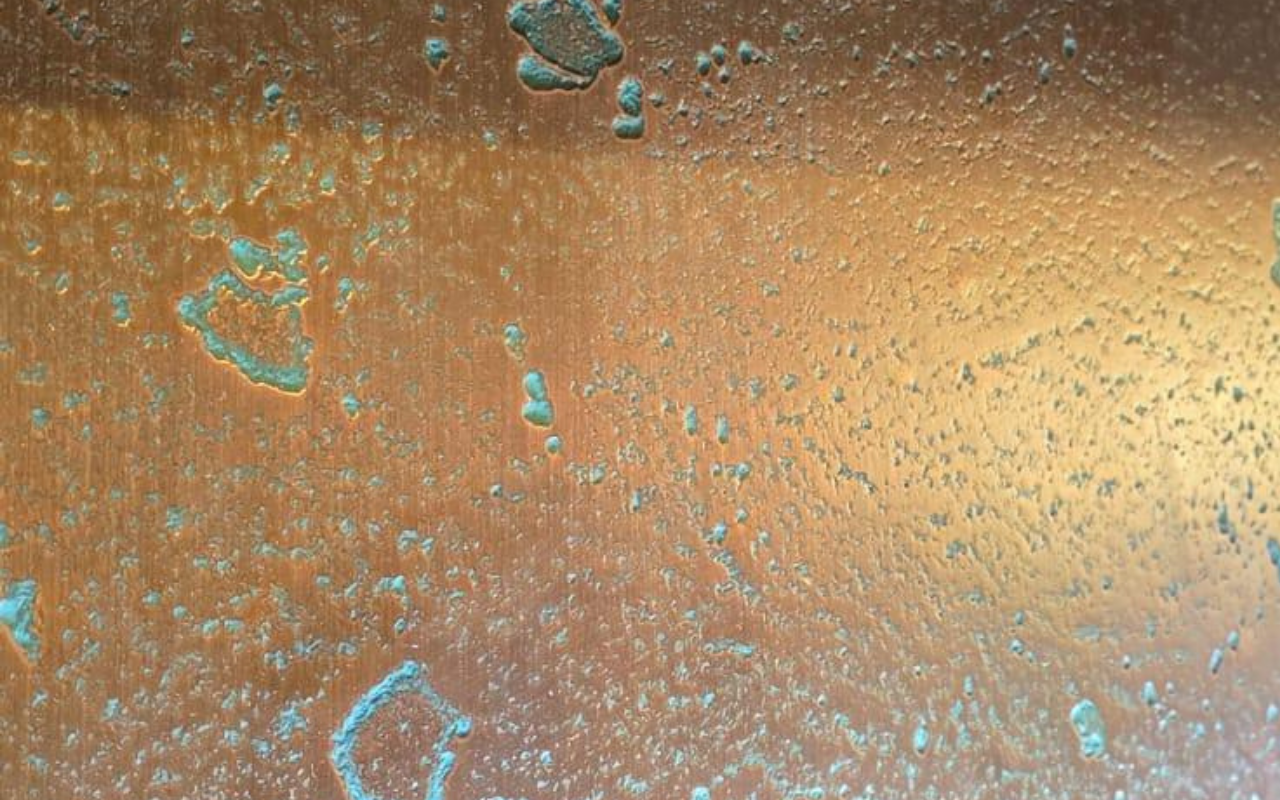 HOMAPAL Copper Moon Turquoise back bar cladding at Dimples Café, Woodmead