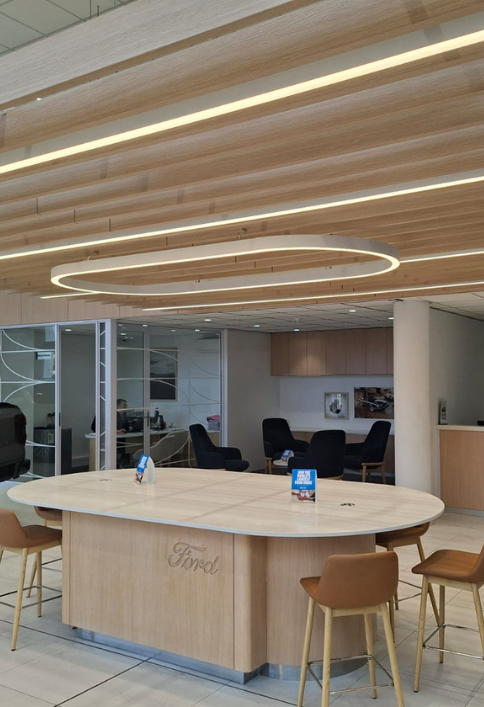ARPA Allier Oak 4420R header cladding at BB Ford Menlyn Dealership